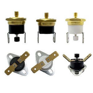 <span class=keywords><strong>Thermostat</strong></span> bimétallique hexagonal en cuivre KSD301 M4/M5/M6 16A avec interrupteur de contrôle de température à filetage en cuivre pour l'industrie électronique - Product Image 1