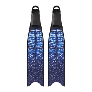 JUNHAIINS Palmes professionnelles en fibre de verre enduite pour la plongée libre, unisexe, à longue palete, pour la plongée avec tuba et la pêche sous-marine - Product Image 3