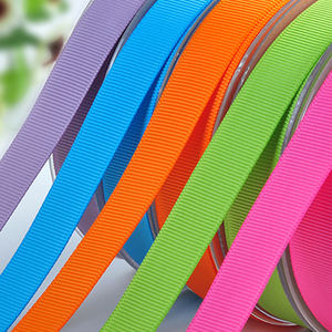 Wholesale Custom 3-100mm Wide 100% Polyester Gross Grain <strong>Ribbon</strong> Grosgrain Gift Box Packing <strong>Ribbon</strong> - Product Image 2