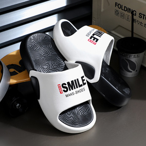 Nuovi Sandali da Uomo <span class=keywords><strong>Eva</strong></span> con Punta Aperta - Ciabatte Casual da Esterno alla Moda con Stampa a Lettere, Tomaia in PVC Traspirante e Leggera per l'Estate - Product Image 3