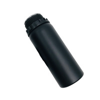 Bouteille en aluminium noire mate vide avec bouchon à vis Bouteille en aluminium de qualité alimentaire 500ml 150ml