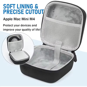 Estuche de Viaje Rígido a Prueba de Golpes, Bolsa Protectora de Transporte para <span class=keywords><strong>Apple</strong></span> <span class=keywords><strong>Mac</strong></span> <span class=keywords><strong>Mini</strong></span> M4 <span class=keywords><strong>Mini</strong></span> <span class=keywords><strong>PC</strong></span> - Product Image 3