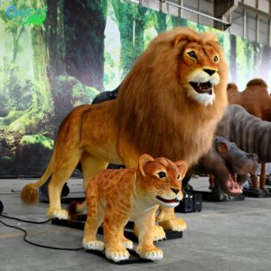 Gecai parco divertimenti Animatronic modello animale a grandezza naturale modello di <span class=keywords><strong>leone</strong></span> - Product Image 2