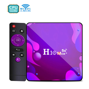 H96 MAX X3 Smart TV Box S905X3 2.4G 5G Dual Frequency Wifi BT4.0 Media Set Top Box 4+32GB 64GB 128GB Android 10 Set Top Box
