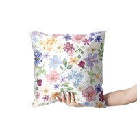 Housse de coussin décorative de luxe en imitation soie, housse de coussin simple, taie d'oreiller géométrique jacquard, housse de coussin pour canapé et salon