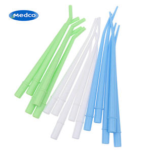 ท่อดูดโค้งสำหรับผ่าตัดทางทันตกรรม ขนาด 1/4 1/8 1/16 หลายสี อุปกรณ์ผ่าตัดช่องปาก เครื่องดูดแบบใช้มือ - Product Image 2