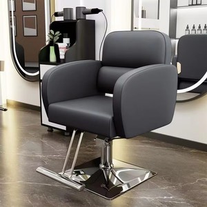 เก้าอี้ตัดผมดีไซน์ทันสมัยสีดำรุ่นใหม่ขายดีที่สุด ปรับความสูงได้ หมุนได้ 360 องศา สำหรับใช้ในร้านเสริมสวย - Product Image 3