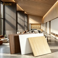 Panneau de plafond en aluminium ignifuge pour la décoration des centres commerciaux, hôtels, bibliothèques et patios extérieurs