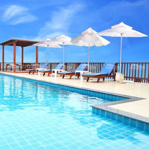 Bluwhale romaníes estilo resistente a la intemperie, de gran tamaño de aluminio playa piscina paraguas al aire libre jardín y Patio - Product Image 5