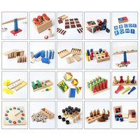Ensemble de blocs de puzzle en bois Montessori éducation préscolaire garderie outils d'apprentissage kit de jouets jouets éducatifs