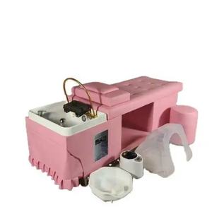 Sillón de Lavado de Cabello Profesional para Salón, Cama de Champú con Masaje, Spa, Terapia de Agua para la Cabeza, Circulación - Product Image 4