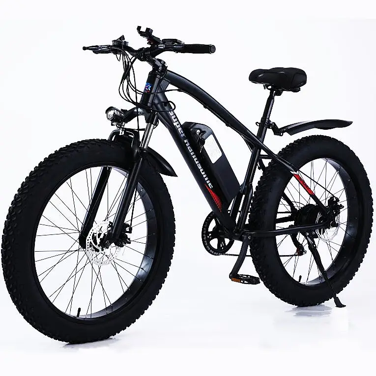 Vélo électrique à pneus larges de 26 pouces, 750W, 1000W, entrepôts au royaume-uni, Canada, en stock