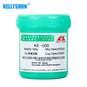 KELLYSHUN KE-500 100g Pâte <span class=keywords><strong>de</strong></span> <span class=keywords><strong>flux</strong></span> <span class=keywords><strong>de</strong></span> <span class=keywords><strong>soudure</strong></span> liquide non propre <span class=keywords><strong>Flux</strong></span> <span class=keywords><strong>de</strong></span> colophane <span class=keywords><strong>sans</strong></span> plomb Acier inoxydable Aluminium PCB Réparation d'appareils - Product Image 1