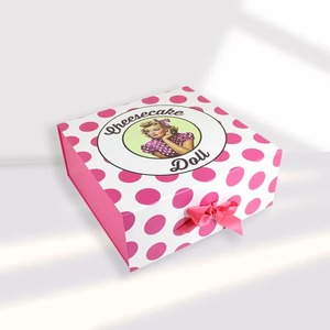 Custom Logo CMYK Printing With Ribbon <b>Magnetic</b> Closure Foldable Gift <b>Boxes</b> Rigid Cardboard Packaging - Product Image 3