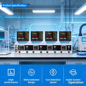 <span class=keywords><strong>Tester</strong></span> di Capacità della Batteria a 4 Canali 5V 50A, Carica 50A Scarica 50A, Analizzatore di Celle Li-<span class=keywords><strong>Ion</strong></span> LiFePO4, Strumento per la Capacità della Batteria - Product Image 3