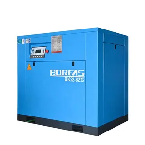 Low Power BK22-8G 30HP 22KW Saving Electric Industry Engine Rotary Stationary Screw Air Compressor Manufacture