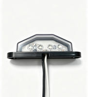 Éclairage de plaque d'immatriculation LED étanche pour camion, remorque, camping-car 12V-24V – Pièce de rechange