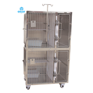 Équipement vétérinaire OSCAT <span class=keywords><strong>Cage</strong></span> à presser pour chat vétérinaire EC-4 Instrument vétérinaire Cages pour chat vétérinaire - Product Image 1