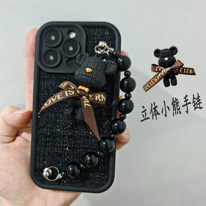 Bracciale da bambola a scacchi in tessuto stile Chen confezione completa 11 Cover regalo per Apple 16 15 14 13 <span class=keywords><strong>Pro</strong></span> Max custodia per cellulare - Product Image 4