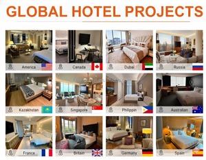 Solution clé en main tout compris pour les ensembles de meubles de chambre d'hôtel complets, appartements, <span class=keywords><strong>prix</strong></span> de gros, meubles de projet hôtelier en bois dur 4 et 5 étoiles - Product Image 6