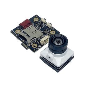 JINJIEAN White Snake DIY FPV Racing Drone 2.1mm 1.8 Lens 1080P HD DVR Support 128G <b>Memory</b> <b>Card</b> PAL/NTSC Adjustable Camera White - Product Image 6