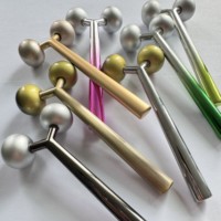 Masseur facial à rouleau en métal Masseur facial en ABS à rouleau de jade 3D de haute qualité pour les soins de la peau et anti-âge pour le corps et les cheveux