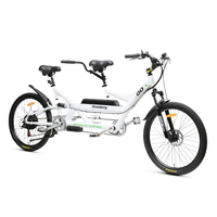 Vélo électrique à pneus gras TXED 26 pouces, cadre en aluminium, chopper, vélo électrique avec moteur 350W, batterie au lithium tubulaire, frein à disque, écran LCD