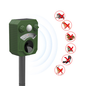 Ánh Sáng Nhấp Nháy Năng Lượng Mặt Trời Siêu Âm Động Vật Không Thấm Ngoài Trời Hươu Chồn Chồn Không Thấm Nước Gấu Trúc răn đe Mèo Repeller - Product Image 6