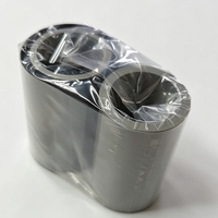 Cinta de Transferencia Térmica TTR de Resina de Cera Premium de 34 mm x 650 m para Impresión de Etiquetas de Códigos de Barras