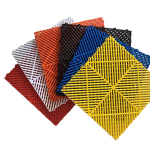 Huixin Car Wash Grating <b>Floor</b> 1.8cm Thickness Interlocking Mesh Panel Pressure Resistant Garage <b>Floor</b> <b>Cover</b> - Product Image 3
