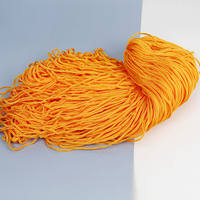 4mm été chapeau de soleil fil pour crochet Polyester creux pour bricolage casque macramé glace lin soie tricot à la main léger corps fil
