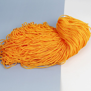 4mm yaz için güneş şapkası iplik tığ işi Polyester Hollow DIY kask makrome buz keten ipek el örgü ışık vücut iplik - Product Image 5