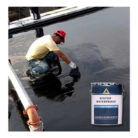 Revêtement imperméable en caoutchouc liquide PVC et PU pour toitures et sols, appliqué au pinceau et au pulvérisateur pour l'étanchéité des piscines et des toitures