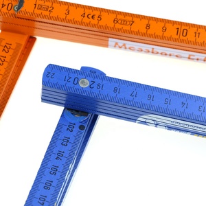 Règle pliante en bois écologique BECOL, 2 mètres, 10 plis, avec logo personnalisé pour l'école et le bureau - Product Image 5
