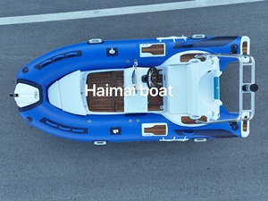 Bote Rígido de Fibra de Vidrio RIB360 de 11.8 pies con Certificación CE, Yate Deportivo de Alta Velocidad para Pesca, Navegación y Actividades al Aire Libre, Hypalon PVC - Product Image 5