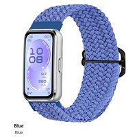 Bracelet de montre en nylon léger et durable pour Huawei Band 11 11 Pro, tissage warp respirant, confort toute la journée, 18 mm