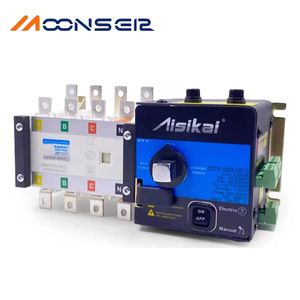 สวิตช์โอนถ่ายอัตโนมัติ Aisikai Skt2 160a 4p สามเฟส Ip54 อุปกรณ์เสริมเครื่องกำเนิดไฟฟ้าดีเซล - Product Image 4