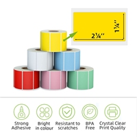 Échantillon gratuit, autocollant adhésif personnalisé en rouleau, couleur personnalisée, imperméable, lamination brillante, étiquette imprimée à la machine pour l'expédition express