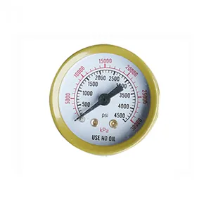 Good quality plastic high pressure gauge with low price