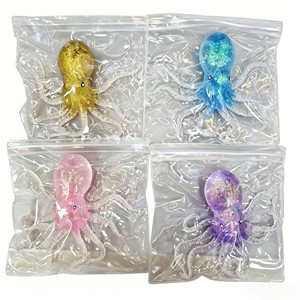ของเล่นบีบปลาหมึกมอลโทส TPR ยางนิ่ม คืนตัวช้า ของเล่นคลายเครียดสุดสร้างสรรค์ - Product Image 6