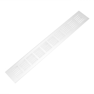 Grille d'aération en aluminium Jiufa, largeur 60 mm, longueur 150-600 mm, pour couvercle de ventilation de tiroir d'armoire - Product Image 1