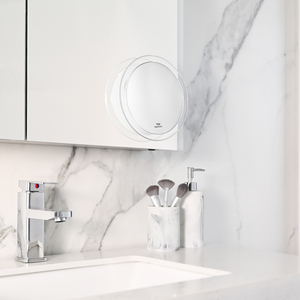Du lịch nhỏ gọn sẵn sàng Gương tròn tùy chỉnh lúp gương với ba cốc hút dễ dàng gắn - Product Image 2