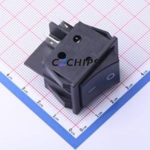 RS606BE-2010002CBB Rocker Switch Through hole Component (THT) Switch 32mm 25mm 20mm Concave Bend - Product Image 1