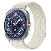 Bracelet en métal tressé respirant et réglable pour Samsung Galaxy Watch Ultra – Confort optimal au quotidien