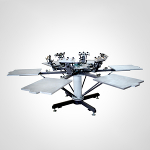 Manual 6 Color 6 Station Garment Silk Screen <b>Printing</b> <b>Machine</b> Price - Product Image 1