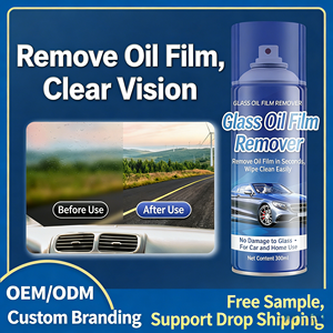 Limpiador de <span class=keywords><strong>Película</strong></span> de Aceite, Spray para <span class=keywords><strong>Película</strong></span> de Aceite en Parabrisas Delantero, Limpiador de Manchas de Agua para Espejos Domésticos y Ventanas de Automóviles - Product Image 5