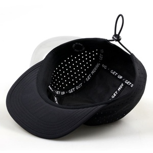 หมวกแก๊ปวิ่ง แคมป์ปิ้ง ผ้าโพลีเอสเตอร์ หมวกสแนปแบ็ค หมวกเบสบอล กีฬา กันน้ำ ไนลอน หมวกเปล่าแบบกำหนดเอง หมวก 5 แฉก หมวกแคมป์ปิ้ง - Product Image 6