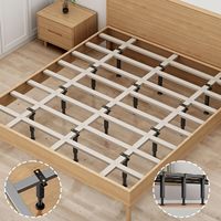 Pieds de lit réglables en hauteur, pieds de meubles en métal robuste pour canapé, pieds de remplacement pour armoire, pieds pour cadre de lit
