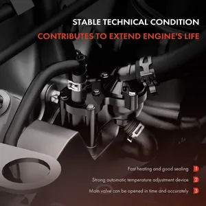 Bộ điều nhiệt lắp ráp với bộ điều nhiệt cho Toyota Tacoma 2005-2015 FJ Cruiser OE 160310P010 1603131010 1603131011 - Product Image 4