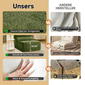 Compressed Sofa Chair in a <b>Box</b> European Warehouse Ready Stock <b>Soft</b> Foam Lazy Couch Modern Single Seat Sofa for Living Room Use - Product Image 4